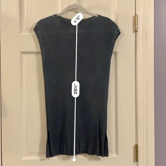 Eileen Fisher Tunic Sweater - Dark Grey - Size Small - Picture 2 of 6